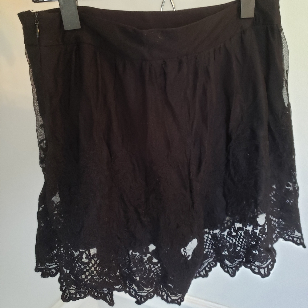 Lace Overlay Shorts